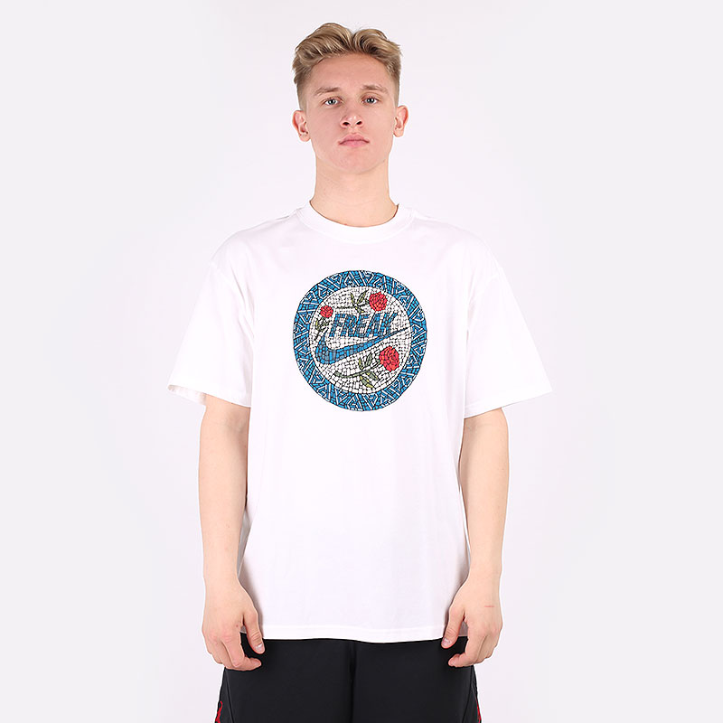 мужская белая футболка Nike Giannis Swoosh Freak Basketball T-Shirt DD0771-100 - цена, описание, фото 3